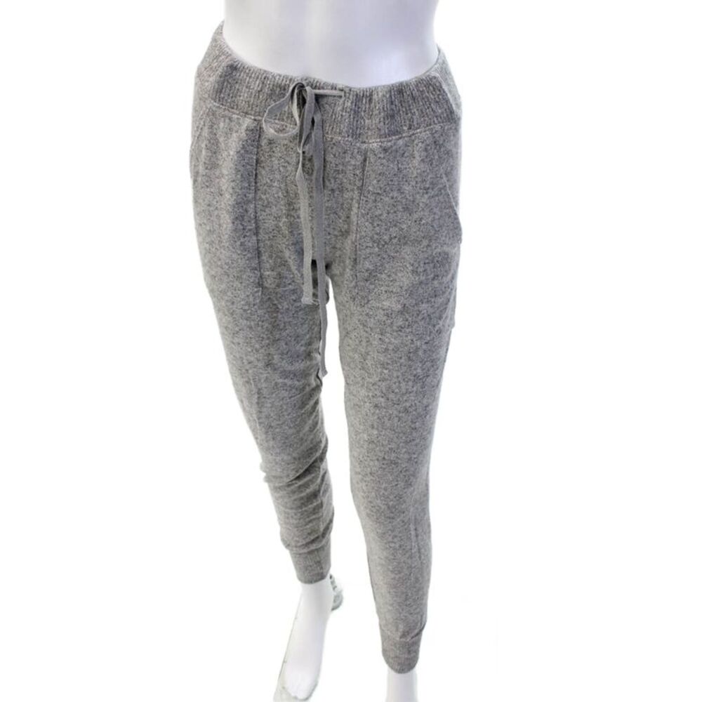 Soft Joie Womens Stretch Pullover Long Sleeve Lounge Set Gray Size 2XS
